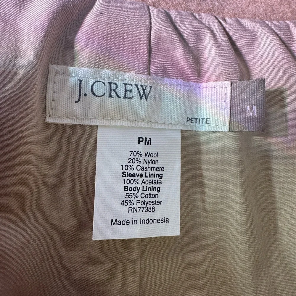 J. Crew Camel Double-Breasted Pea Coat - Picture 8 of 8